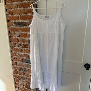 The 1 for U Ruby Nightgown Cotton Eyelet Lace Prairie Cottagecore Dress Size L